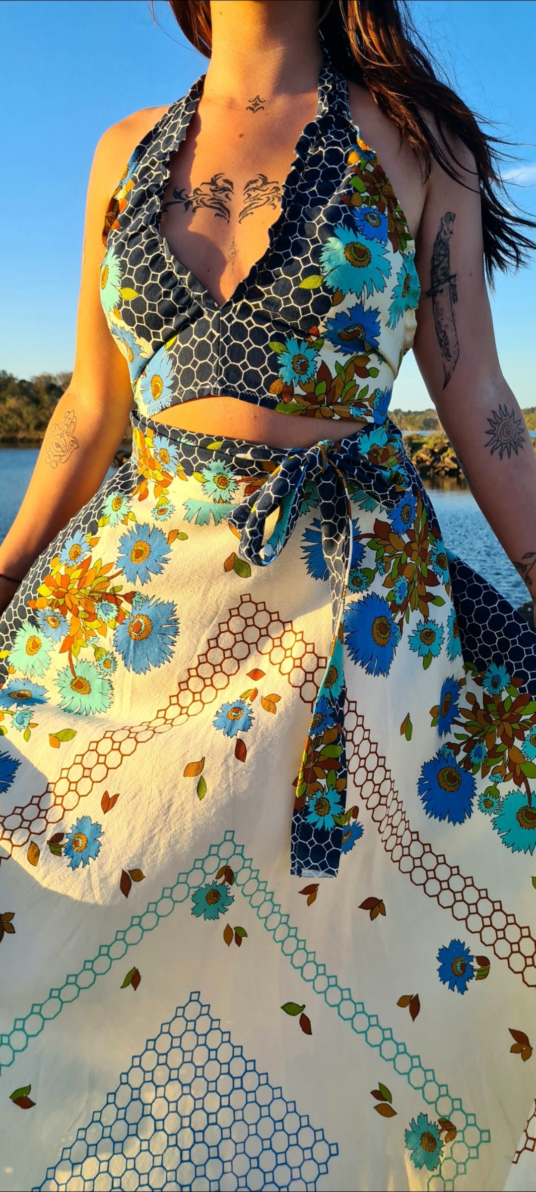 blue bell maxi dress Free People Women's Bluebell Maxi Dress, Cool Combo, S at Amazon Women's Clothing store
