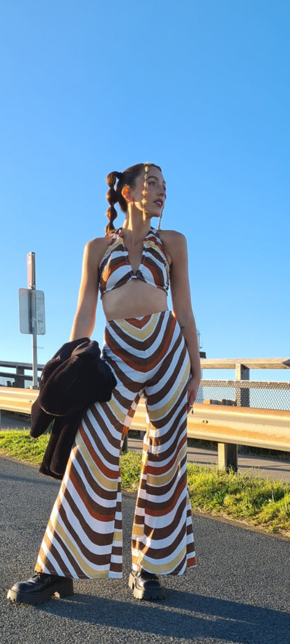 Swirly Flares & Top Set