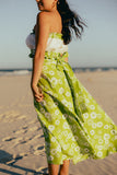 Daisy Green Jeannie Top & Wrap Skirt Set