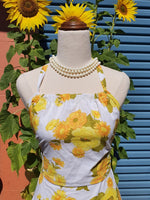 Twiggy Tie Top & Mini Set (Yellow Flower)