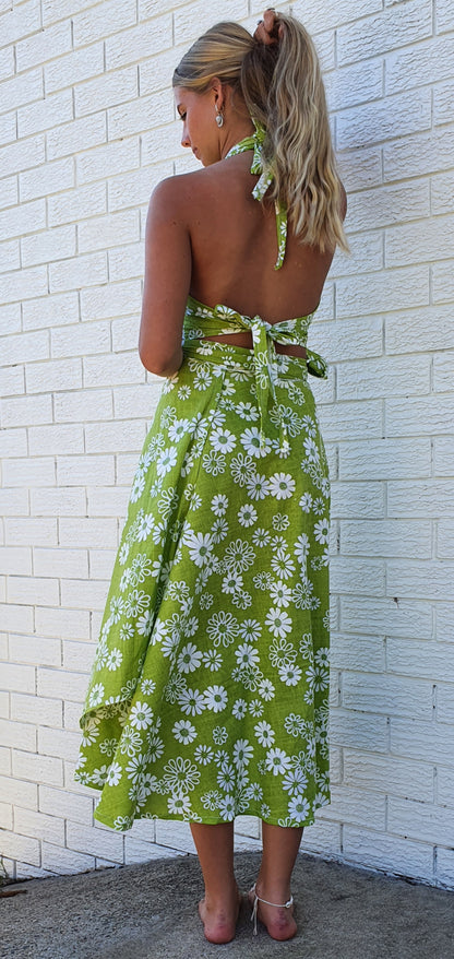 Daisy Green  Wrap Skirt