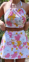 Twiggy Mini Skirt (Pink )