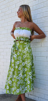 Daisy Green  Wrap Skirt