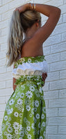 Daisy Green Jeannie Top & Wrap Skirt Set