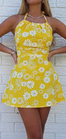 Yellow Daisy Mini Skirt